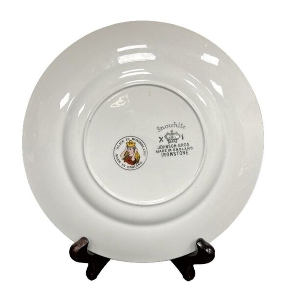 Vintage Johnson Brothers Snowhite Ironstone Plate & Humpty Dumpty Mug - Picture 6 of 10